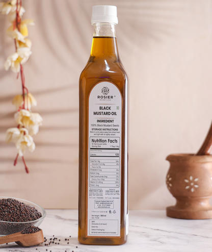 Stone Pressed Black Mustard Oil