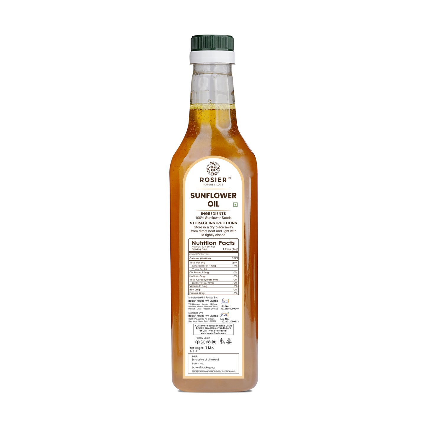 Stone Pressed Sunflower Oil