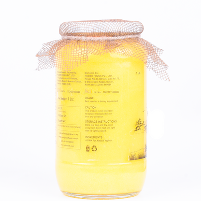 A2 Gir Cow Desi Ghee – 100% Grass-Fed Bilona Method – Boosts Digestion, Gut, & Joint Health