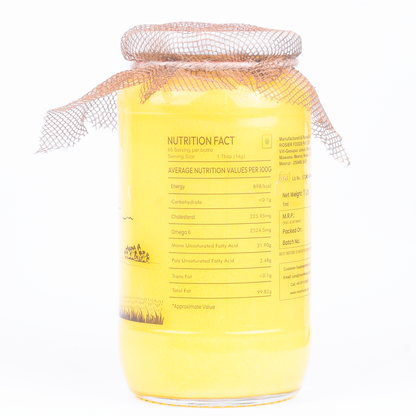 A2 Gir Cow Desi Ghee – 100% Grass-Fed Bilona Method – Boosts Digestion, Gut, & Joint Health