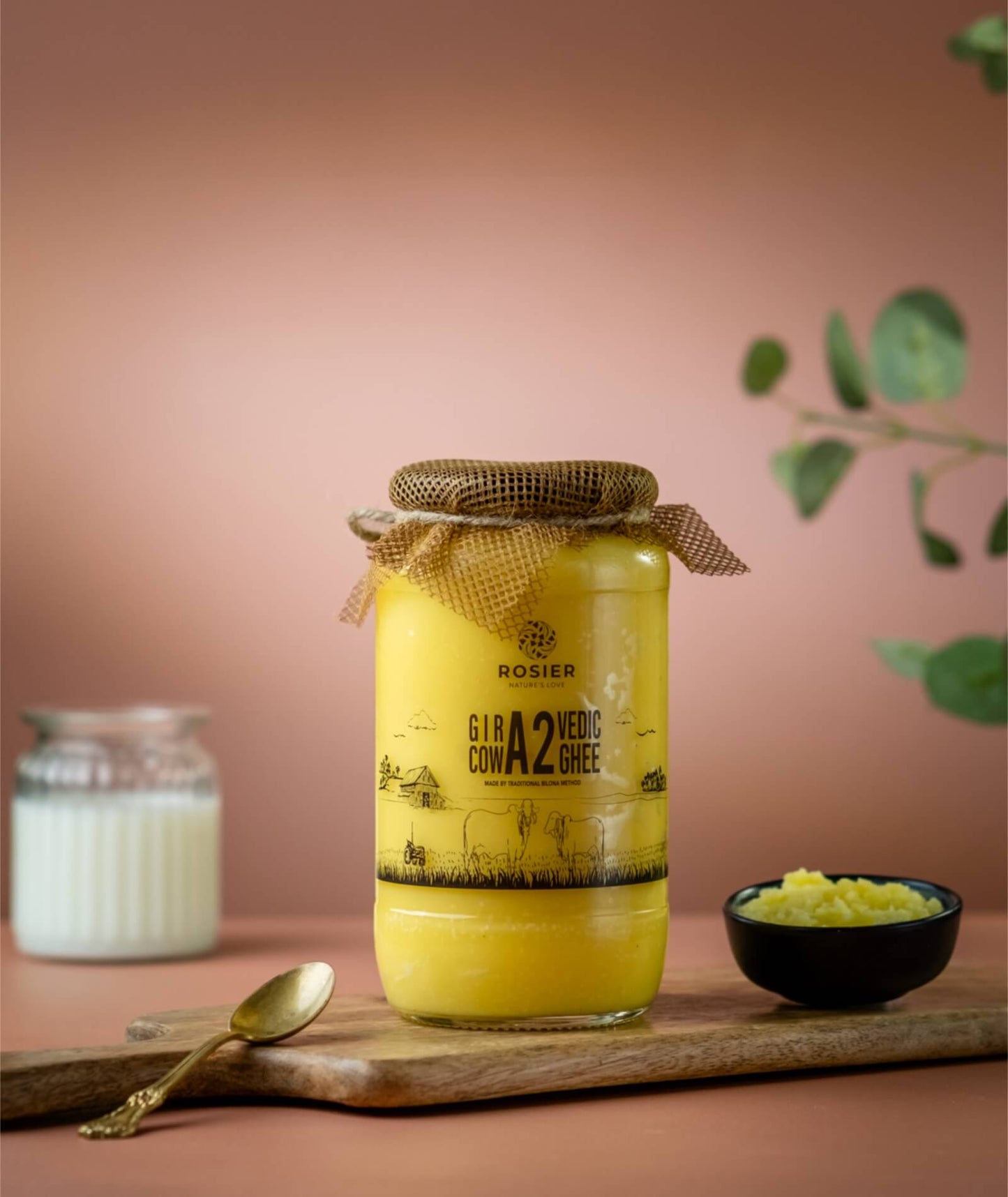 A2 Gir Cow Desi Ghee – 100% Grass-Fed Bilona Method – Boosts Digestion, Gut, & Joint Health