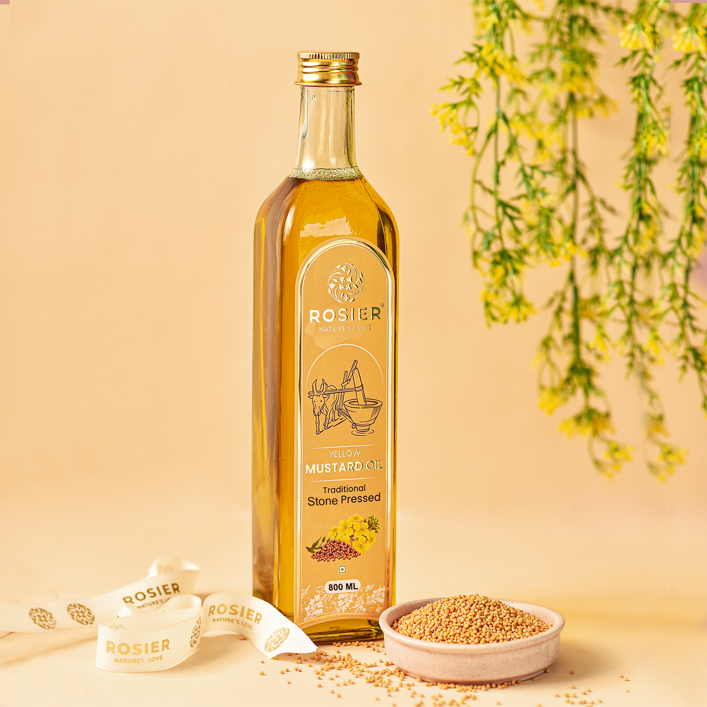 Stone Pressed Yellow Mustard Oil